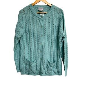 New Easy Essentials Knit Long Sleeve‎ Sweater Cardigan
